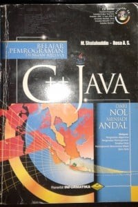BELAJAR PEMROGRAMAN DENGAN BAHASA C++ DAN JAVA