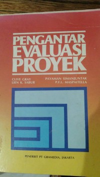 PENGANTAR EVALUASI PROYEK