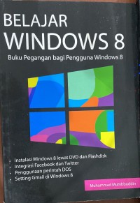 BELAJAR WINDOWS 8 BUKU PEGANGAN BAGI PENGGUNA WINDOWS 8