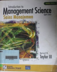 MANAGEMENT SCIENCE SAINS MANAJEMEN BUKU 1