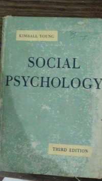 SOCIAL PSYCHOLOGY THIRD EDITIION