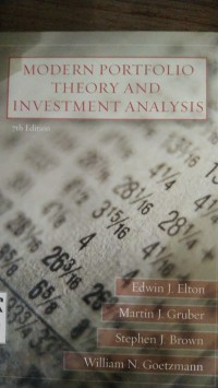 MODERN PORTFOLIO THEORY AND INVESTMENT ANALYSIS