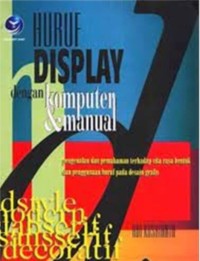 HURUF DISPLAY DENGAN KOMPUTER & MANUAL