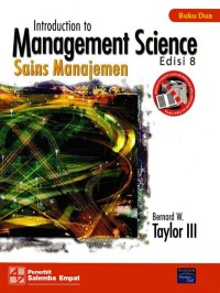 MANAGEMENET SCIENCE SAINS MANAJEMEN BUKU 2