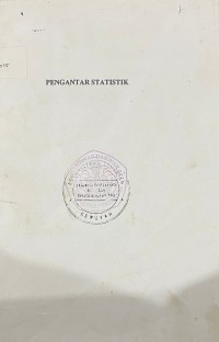 PENGANTAR STATISTIK