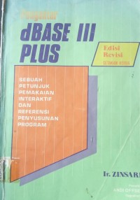 PENGANTAR DBASE III PLUS