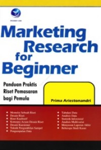 MARKETING RESEARCH FOR BEGINNER