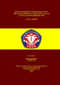 SISTEM INFORMASI ADMINISTRASI PADA ORGANISASI HIMPUNAN MAHASISWA ISLAM CABANG SAMPIT BERBASIS WEB