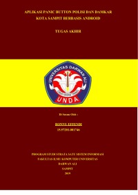 APLIKASI PANIC BUTTON POLISI DAN DAMKAR KOTA SAMPIT BERBASIS ANDROID