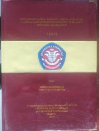 ANALISIS PENGARUH RASIO KEUANGAN TERHADAP KINERJA BANK PERKREDITAN RAKYAT DI WILAYAH REGIONAL