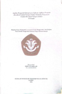 Analisis Pengaruh Kelengkapan Software Aplikasi Program Download Content Telepon Seluler di Sampit
