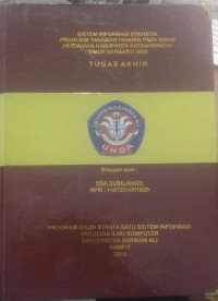 SISTEM INFORMASI PRODUKSI TANAMAN PANGAN PADA DINAS PERTANIAN KABUPATEN KOTAWARINGIN TIMUR BERBASIS WEB