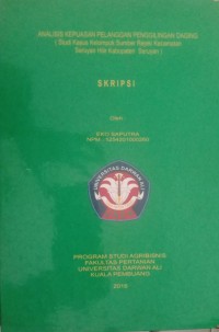 ANALISIS KEPUASAN PELANGGAN PENGGILING DAGING