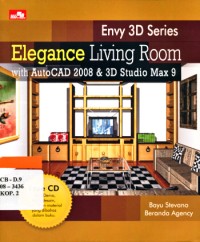 ELEGANCE LIVING ROOM WITH AUTOCAD 2008 & 3D STUDIO MAX 9