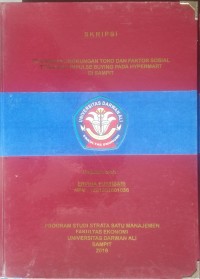 PENGARUH LINGKUNGAN TOKO DAN FAKTOR SOSIAL TERHADAP IMPULSE BUYING PADA HYPERMART DI SAMPIT