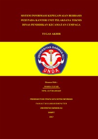 SISTEM INFORMASI KEPEGAWAIAN BERBASIS WEB PADA KANTOR UNIT PELAKSANA TEKNIS DINAS PENDIDIKAN KECAMATAN CEMPAGA