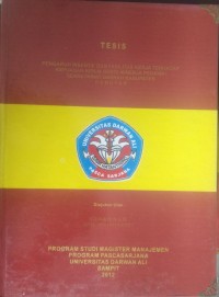 PENGARUH INSENTIF DAN FASILITAS KERJA TERHADAP KEPUASAN KERJA SERTA KINERJA PEGAWAI SEKRETARIAT DAERAH KABUPATEN SERUYAN