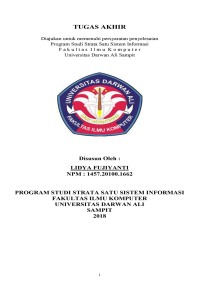 SISTEM INFORMASI PEMBERIAN REWARD PADA PT FIFGROUP CABANG SAMPIT MENGGUNAKAN METODE BALANCE SCORECARD