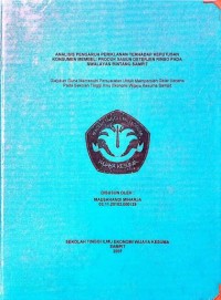 ANALISIS PENGARUH PERIKLANAN TERHADAP KEPUTUSAN KONSUMEN MEMBELI PRODUK SABUN DETERJEN RINSO PADA SWALAYAN BINTANG SAMPIT