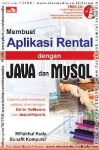 MEMBUAT APLIKASI RENTAL DENGAN JAVA DAN MYSQL