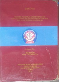 ANALISIS PENGARUH ATMOSPHERE CAFE TERHADAP MINAT BELI ULANG DENGA VARIABEL KEPUASAN SEBAGAI INTERVENING (STUDI KASUS PADA CAFE T3-NOONGKI)
