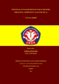 PENGENALAN WAJAH MENGGUNAKAN METODE PRINCIPAL COMPONENT ANALYSIS (PCA)