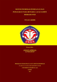 SISTEM INFORMASI PEMESANAN DAN PEMASARAN PADA BENGKEL LAS 62 SAMPIT BERBASIS WEB