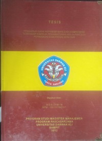 PENGARUH GAYA KEPEMIMPINAN DAN KOMPETENSI TERHADAP KINERJA PEGAWAI DAN DINAS KELAUTAN DAN PERIKANAN KABUPATEN SERUYAN