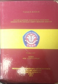 SISTEM INFORMASI ADMINISTRASI PADA PANTI ASUHAN PUTRA BORNEO SAMPIT BERBASIS DESKTOP