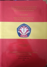 SISTEM INFORMASI PELAYANAN MASYARAKAT KANTOR URUSAN AGAMA (KUA) KECAMATAN SERUYAN HILIR BERBASIS WEBSITE