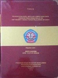 PENINGKATAN HASIL BELAJAR LOMPAT JAUH GAYA JONGKOK PADA SISWA KELAS VIII SMP NEGERI 1 HANAU TAHUN 2013/2014
