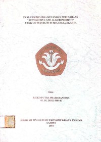 EVALUASI KINERJA KEUANGAN PERUSAHAAN 