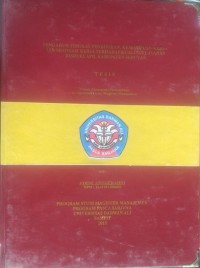 PENGARUH TINGKAT PENDIDIKAN, KEMAMPUAN KERJA DAN MOTIVASI KERJA TERHADAP KUALITAS LAYANAN DISDUKCAPIL KABUPATEN SERUYAN
