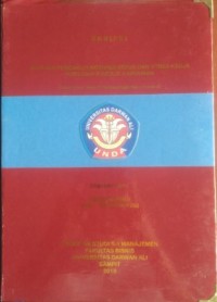 ANALISIS PENGARUH MOTIVASI KERJA DAN STRES KERJA TERHADAP KINERJA KARYAWAN