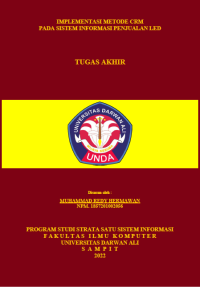 IMPLEMENTASI METODE CRM PADA SISTEM INFORMASI PENJUALAN LED