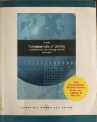 FUNDAMENTALS OF SELLING: CUSTOMERS FOR LIFE THROUGH SERVICE