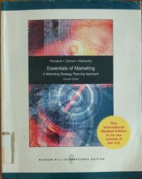 ESSENTIALS OF MARKETING: A MARKETING STRATEGY PLANNING APPROACH