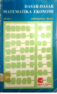 DASAR-DASAR MATEMATIKA EKONOMI