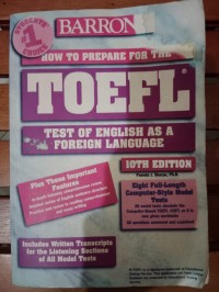HOW TO PREPARE FOR THE TOEFL