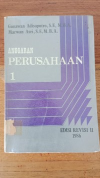 ANGGARAN PERUSAHAAN 1 EDISI REVISI II 1986