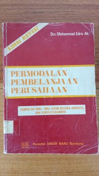 PERMODALAN PEMBELANJAAN PERUSAHAAN EDISI REVISI