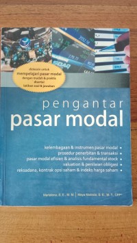 PENGANTAR PASAR MODAL