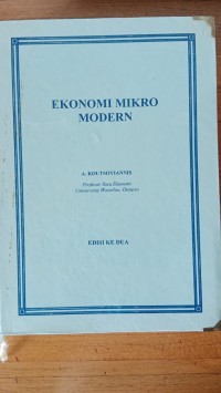 EKONOMI MIKRO MODERN EDISI KE DUA