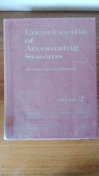 ENCYCLOPEDIA OF ACCOUNTING SYSTEMS VOLUME 2