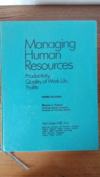 MANAGING HUMAN RESOURCES THIRD EDITION