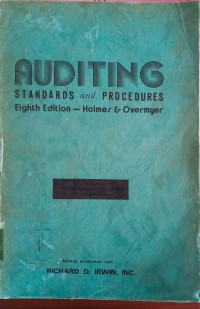 AUDITING STANDARDS AND PROCEDURES