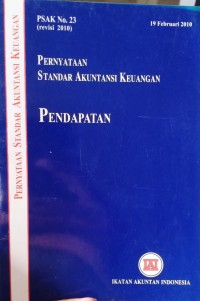 PERNYATAAN STANDAR AKUNTANSI KEUANGAN PENDAPATAN