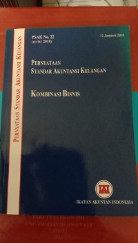 PERNYATAAN STADAR AKUNTANSI KEUANGAN KOMBINASI BISNIS