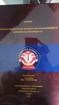 PENGARUH MARKETING MIX TERHADAP KEPUASAN KONSUMEN DI KAMPOENG KULINER BRENZIL48