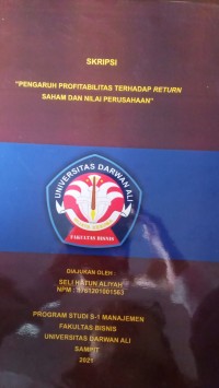 PENGARUH PROFITABILITAS TERHADAP RETURN SAHAM DAN NILAI PERUSAHAAN